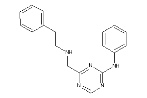 (4-anilino-s-triazin-2-yl)methyl-phenethyl-amine