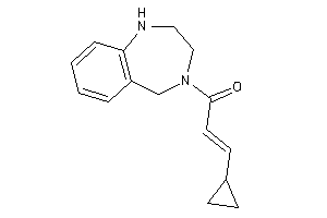 3-cyclopropyl-1-(1,2,3,5-tetrahydro-1,4-benzodiazepin-4-yl)prop-2-en-1-one