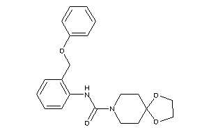 N-[2-(phenoxymethyl)phenyl]-1,4-dioxa-8-azaspiro[4.5]decane-8-carboxamide