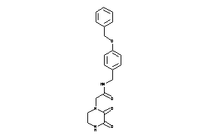 N-(4-benzoxybenzyl)-2-(2,3-diketopiperazino)acetamide