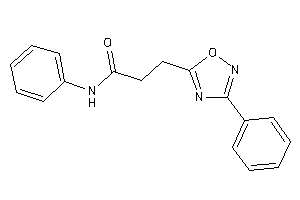 Image of N-phenyl-3-(3-phenyl-1,2,4-oxadiazol-5-yl)propionamide