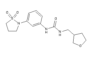 1-[3-(1,1-diketo-1,2-thiazolidin-2-yl)phenyl]-3-(tetrahydrofuran-3-ylmethyl)urea