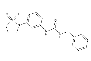 1-benzyl-3-[3-(1,1-diketo-1,2-thiazolidin-2-yl)phenyl]urea