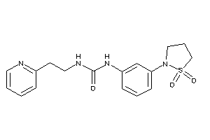 1-[3-(1,1-diketo-1,2-thiazolidin-2-yl)phenyl]-3-[2-(2-pyridyl)ethyl]urea