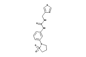 1-[3-(1,1-diketo-1,2-thiazolidin-2-yl)phenyl]-3-(thiazol-4-ylmethyl)urea