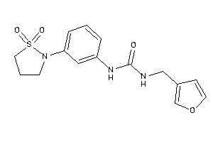 1-[3-(1,1-diketo-1,2-thiazolidin-2-yl)phenyl]-3-(3-furfuryl)urea