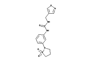 1-[3-(1,1-diketo-1,2-thiazolidin-2-yl)phenyl]-3-(isoxazol-4-ylmethyl)urea