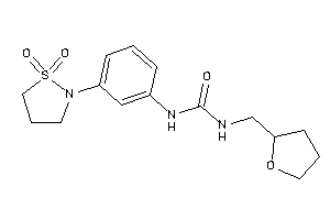 1-[3-(1,1-diketo-1,2-thiazolidin-2-yl)phenyl]-3-(tetrahydrofurfuryl)urea