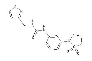 1-[3-(1,1-diketo-1,2-thiazolidin-2-yl)phenyl]-3-(isoxazol-3-ylmethyl)urea