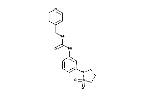 1-[3-(1,1-diketo-1,2-thiazolidin-2-yl)phenyl]-3-(4-pyridylmethyl)urea