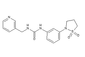 1-[3-(1,1-diketo-1,2-thiazolidin-2-yl)phenyl]-3-(3-pyridylmethyl)urea