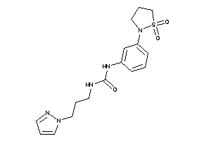 1-[3-(1,1-diketo-1,2-thiazolidin-2-yl)phenyl]-3-(3-pyrazol-1-ylpropyl)urea