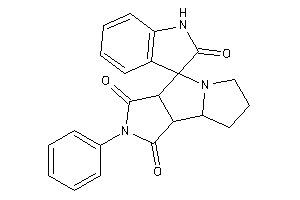 2-phenylspiro[3a,6,7,8,8a,8b-hexahydropyrrolo[3,4-a]pyrrolizine-4,3'-indoline]-1,2',3-trione