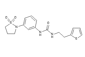 1-[3-(1,1-diketo-1,2-thiazolidin-2-yl)phenyl]-3-[2-(2-thienyl)ethyl]urea