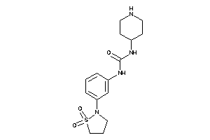 1-[3-(1,1-diketo-1,2-thiazolidin-2-yl)phenyl]-3-(4-piperidyl)urea