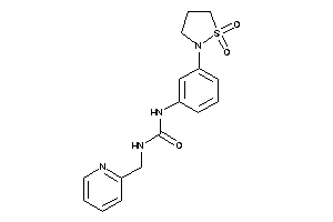 1-[3-(1,1-diketo-1,2-thiazolidin-2-yl)phenyl]-3-(2-pyridylmethyl)urea