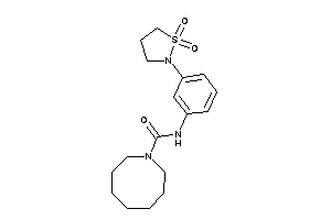 N-[3-(1,1-diketo-1,2-thiazolidin-2-yl)phenyl]azocane-1-carboxamide