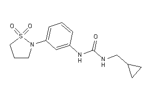 1-(cyclopropylmethyl)-3-[3-(1,1-diketo-1,2-thiazolidin-2-yl)phenyl]urea
