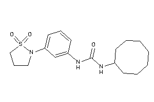 1-cyclooctyl-3-[3-(1,1-diketo-1,2-thiazolidin-2-yl)phenyl]urea