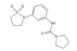 N-[3-(1,1-diketo-1,2-thiazolidin-2-yl)phenyl]pyrrolidine-1-carboxamide