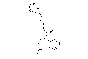 1-[2-(phenethylamino)acetyl]-3,5-dihydro-2H-1,5-benzodiazepin-4-one