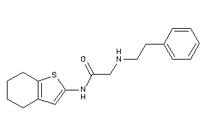 2-(phenethylamino)-N-(4,5,6,7-tetrahydrobenzothiophen-2-yl)acetamide