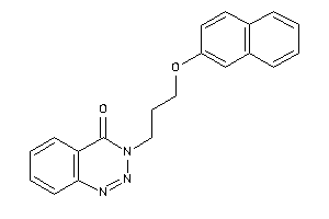 3-[3-(2-naphthoxy)propyl]-1,2,3-benzotriazin-4-one