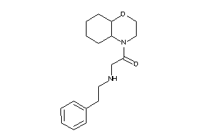 1-(2,3,4a,5,6,7,8,8a-octahydrobenzo[b][1,4]oxazin-4-yl)-2-(phenethylamino)ethanone