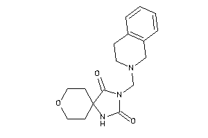 3-(3,4-dihydro-1H-isoquinolin-2-ylmethyl)-8-oxa-1,3-diazaspiro[4.5]decane-2,4-quinone