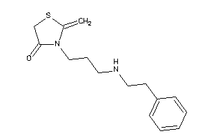 2-methylene-3-[3-(phenethylamino)propyl]thiazolidin-4-one