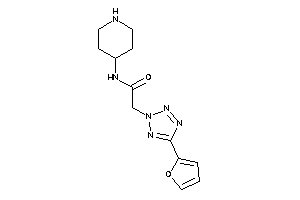 2-[5-(2-furyl)tetrazol-2-yl]-N-(4-piperidyl)acetamide