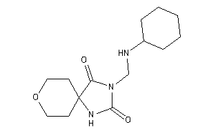 Image of 3-[(cyclohexylamino)methyl]-8-oxa-1,3-diazaspiro[4.5]decane-2,4-quinone