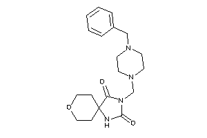 3-[(4-benzylpiperazino)methyl]-8-oxa-1,3-diazaspiro[4.5]decane-2,4-quinone