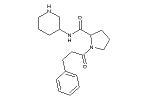 1-hydrocinnamoyl-N-(3-piperidyl)pyrrolidine-2-carboxamide