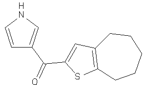 1H-pyrrol-3-yl(5,6,7,8-tetrahydro-4H-cyclohepta[b]thiophen-2-yl)methanone