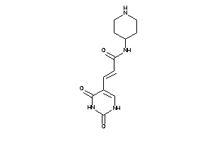 3-(2,4-diketo-1H-pyrimidin-5-yl)-N-(4-piperidyl)acrylamide