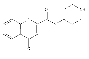 4-keto-N-(4-piperidyl)-1H-quinoline-2-carboxamide