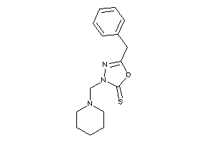 Image of 5-benzyl-3-(piperidinomethyl)-1,3,4-oxadiazole-2-thione