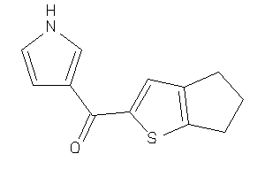 5,6-dihydro-4H-cyclopenta[b]thiophen-2-yl(1H-pyrrol-3-yl)methanone