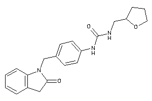 1-[4-[(2-ketoindolin-1-yl)methyl]phenyl]-3-(tetrahydrofurfuryl)urea