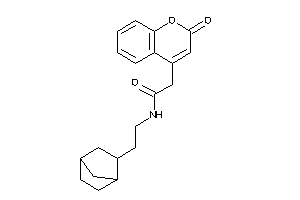 2-(2-ketochromen-4-yl)-N-[2-(2-norbornyl)ethyl]acetamide