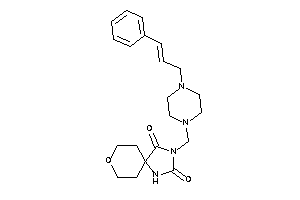 3-[(4-cinnamylpiperazino)methyl]-8-oxa-1,3-diazaspiro[4.5]decane-2,4-quinone