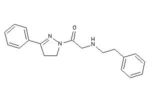 2-(phenethylamino)-1-(3-phenyl-2-pyrazolin-1-yl)ethanone