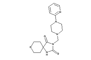 3-[[4-(2-pyridyl)piperazino]methyl]-8-oxa-1,3-diazaspiro[4.5]decane-2,4-quinone