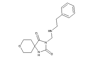 3-[(phenethylamino)methyl]-8-oxa-1,3-diazaspiro[4.5]decane-2,4-quinone