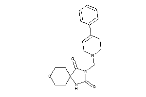 3-[(4-phenyl-3,6-dihydro-2H-pyridin-1-yl)methyl]-8-oxa-1,3-diazaspiro[4.5]decane-2,4-quinone