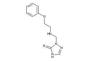 2-[(2-phenoxyethylamino)methyl]-4H-1,2,4-triazole-3-thione