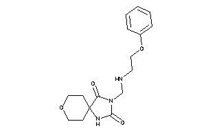 3-[(2-phenoxyethylamino)methyl]-8-oxa-1,3-diazaspiro[4.5]decane-2,4-quinone