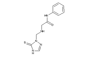 N-phenyl-2-[(5-thioxo-4H-1,2,4-triazol-1-yl)methylamino]acetamide