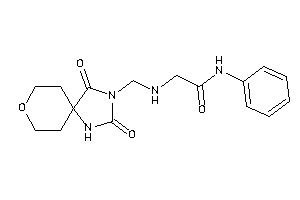 2-[(2,4-diketo-8-oxa-1,3-diazaspiro[4.5]decan-3-yl)methylamino]-N-phenyl-acetamide